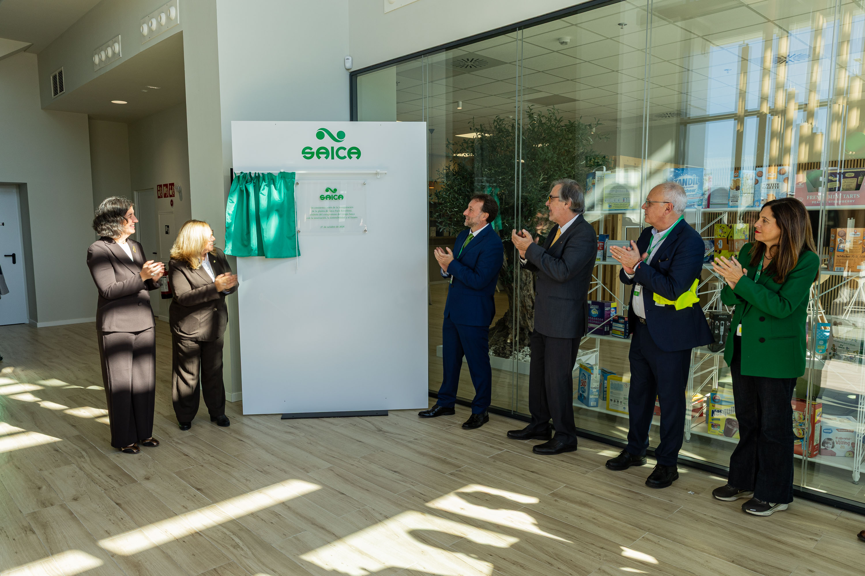 El Grupo Saica inaugura su nueva planta de cartón en Barcelona